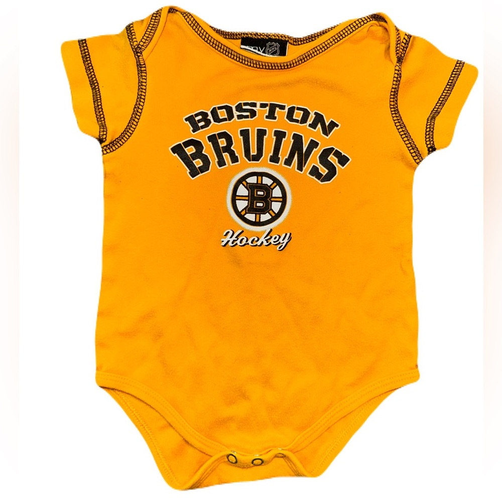 Boston Bruins Hockey Onesie, 12M
